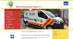 Desktop Screenshot of dierenambulancehoorn.nl