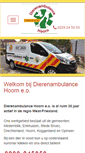 Mobile Screenshot of dierenambulancehoorn.nl