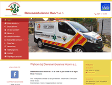 Tablet Screenshot of dierenambulancehoorn.nl